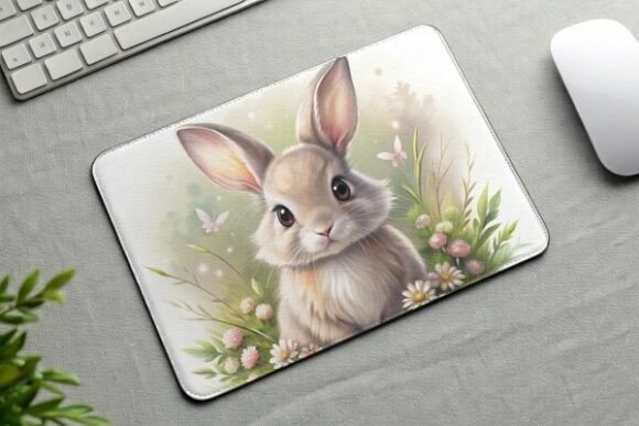 Download Easter Bunny Mouse Pad PNG Sublimation - Png Collection