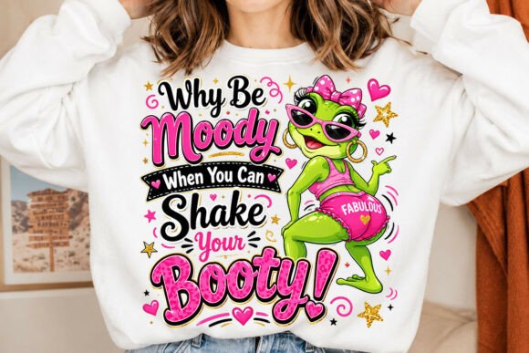 Download Why Be Moody Frog PNG, Funny Quote PNG - Png Collection