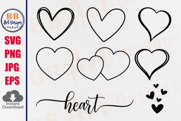Download Heart Outline SVG, Scribble Heart PNG - Png Collection