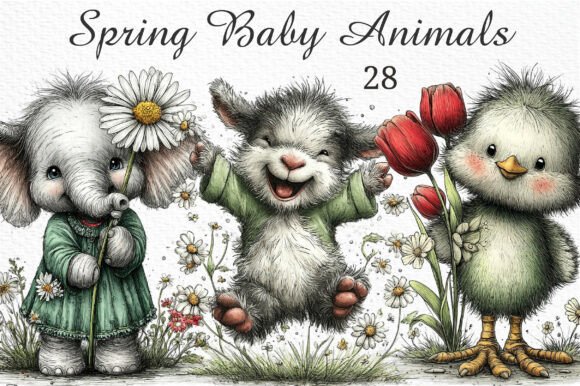 Download Spring Baby Animals Clipart Png - Png Collection