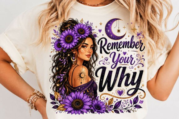 Download Remember Your Why PNG, Purple Floral - Png Collection