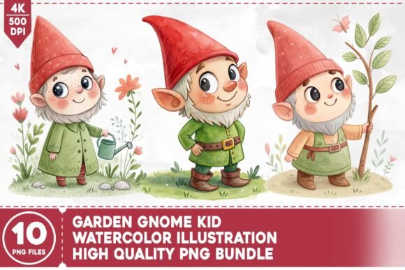 Download Garden Gnome Kid PNG Bundle - Png Collection