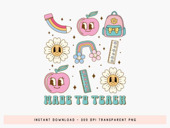 Download Groovy Teacher PNG Sublimation Transfer - Png Collection