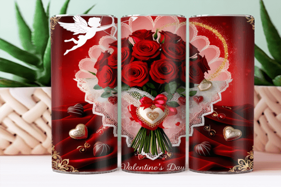 Download Happy Valentines Day 3d Tumbler Design - Valentines day Collection