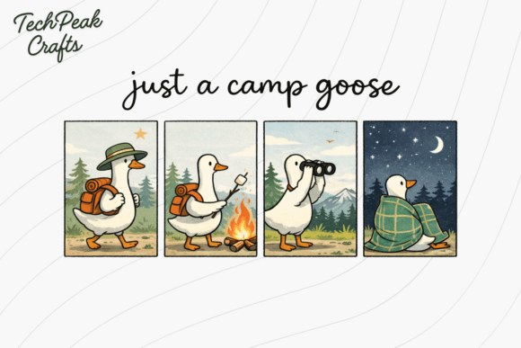 Download Camp Goose Camping Shirt PNG - Png Collection