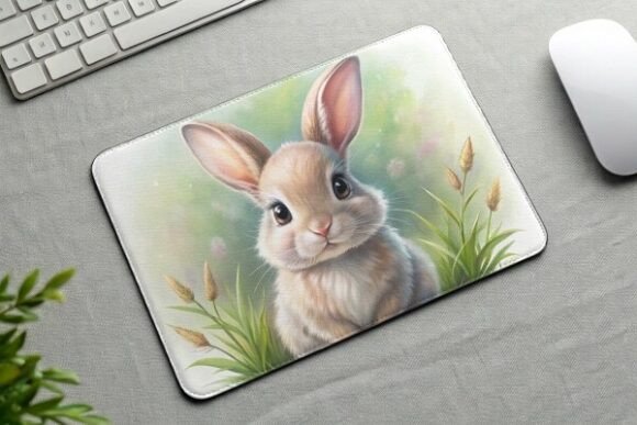 Download Easter Bunny Mouse Pad PNG Sublimation - Png Collection