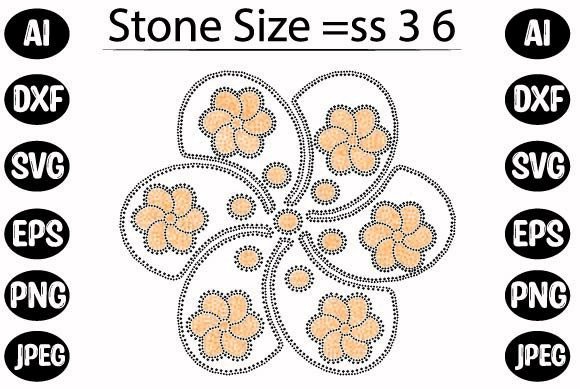 Download Flowers Rhinestone Transfers Ideas ,full - Transfers Collection