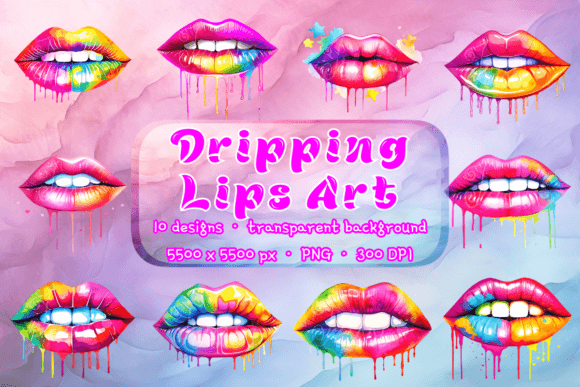 Download Dripping Lips Png Transparent Background - Png Collection