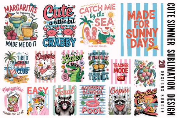 Download Cute Summer Sublimation PNG Designs Bund - Png Collection