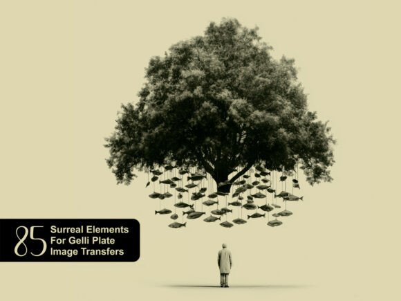 Download 89 Surreal Gel Plate Image Transfers - Transfers Collection