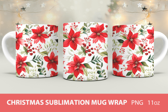 Download Christmas Sublimation Mug Wrap - Christmas sublimation Collection