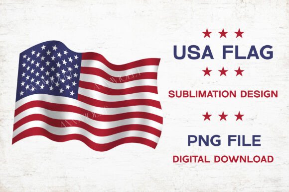 Download USA Flag PNG Sublimation | American Flag - Png Collection