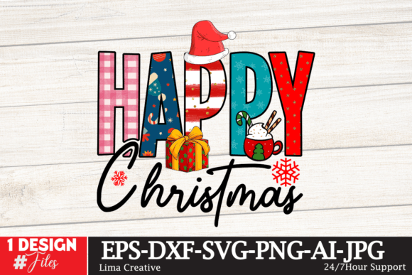 Download Happy Christmas Sublimation PNG - Christmas sublimation Collection