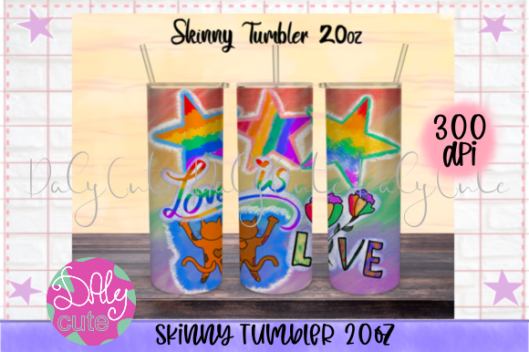 Download LGBT Pride Tumbler 20 Oz Skinny PNG - Png Collection