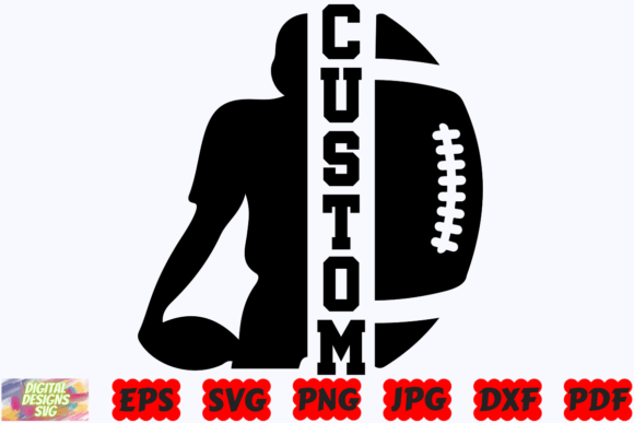 Download Custom Football SVG | Football SVG | PNG - Png Collection