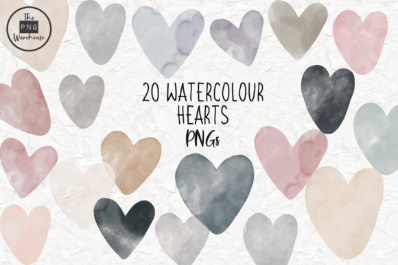 Download Watercolour Hearts PNGs - Png Collection