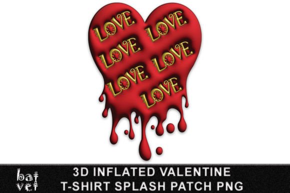 Download Inflated Valentines Day Heart Splash PNG - Png Collection