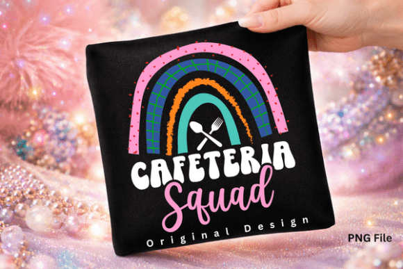Download Rainbow School Cafeteria Squad PNG Shirt - Png Collection