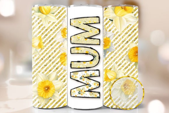 Download Spring Mum PNG Floral Tumbler Wrap - Png Collection
