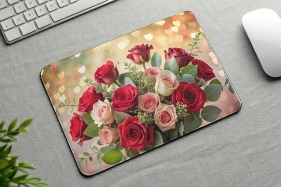 Download Rose Flower Mouse Pad PNG Sublimation - Png Collection