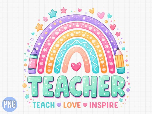 Download Kindergarten Teacher Rainbow School PNG - Png Collection