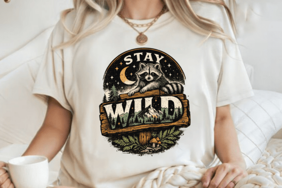 Download Cute Raccoon Vintage Mountain PNG - Png Collection