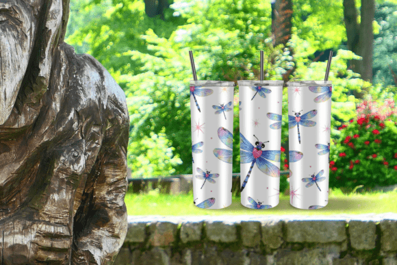 Download Dragonfly Tumbler Wrap 20oz PNG 3 - Png Collection