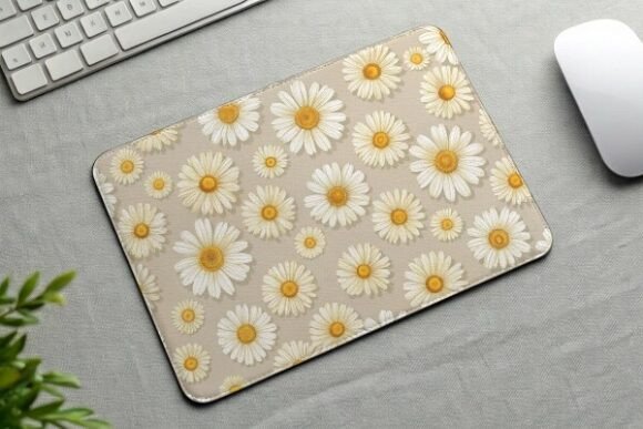 Download Daisy Flowers Mouse Pad PNG Sublimation - Png Collection