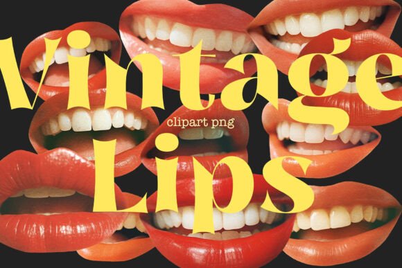 Download Vintage Lips PNG - Png Collection
