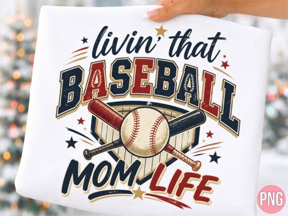 Download Sports Baseball Mom Life PNG Tshirt - Png Collection