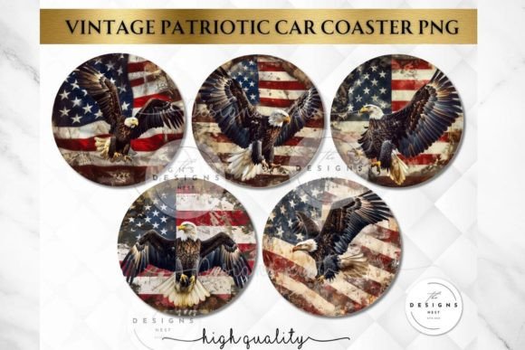 Download Patriotic Car Coaster PNG - Png Collection