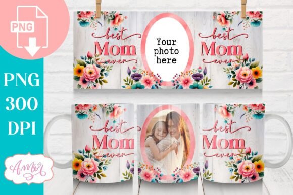 Download Mother's Day Photo Mug Template PNG - Png Collection