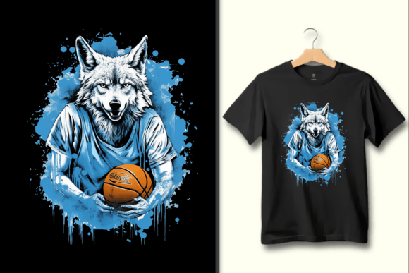 Download Basketball Wolf PNG Graphic Design Art - Png Collection