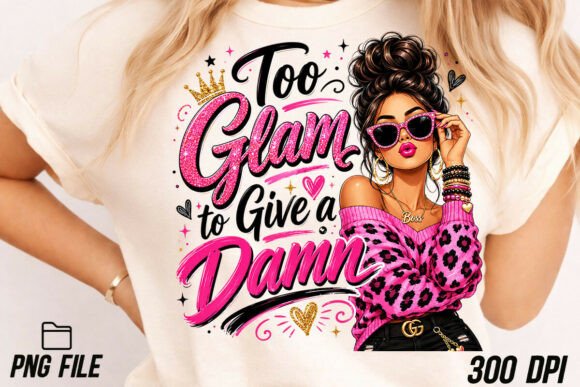 Download Glam Girl Coffee PNG Sublimation - Png Collection
