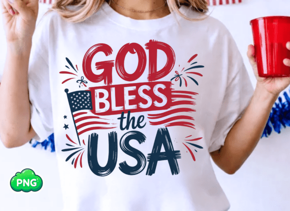 Download God Bless the USA Png,Christian 4th July - Png Collection