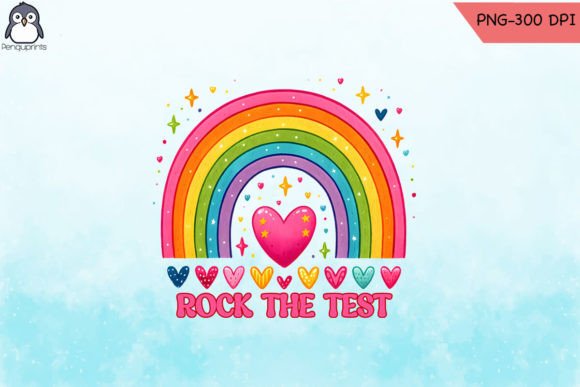 Download Testing Day Rock the Test Rainbow PNG - Png Collection