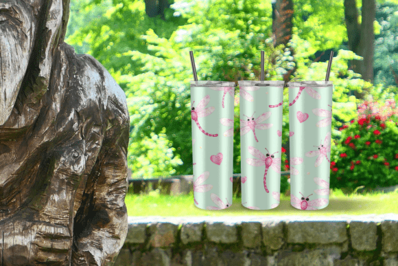 Download Dragonfly Tumbler Wrap 20oz PNG 9 - Png Collection