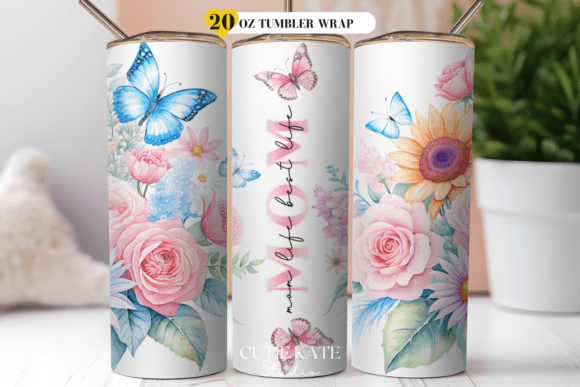 Download Mother's Day Floral Tumbler Wrap Png - Png Collection