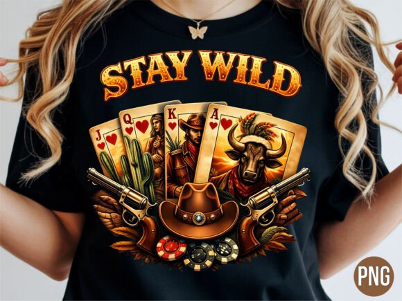 Download Stay Wild Cowboy Western Design PNG - Png Collection