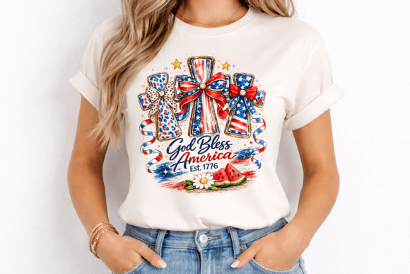 Download God Bless America Cross PNG - Png Collection