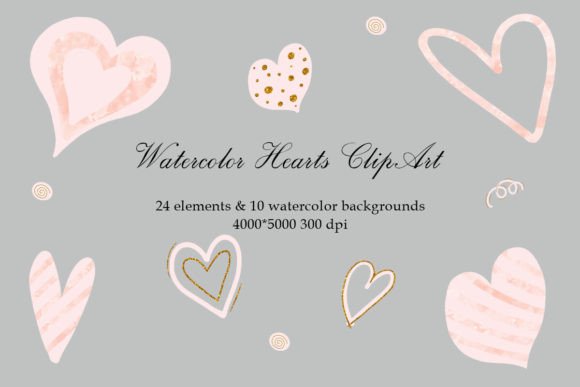 Download Valentines Day,watercolor Hearts Clipart - Valentines day Collection