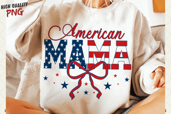Download American Mama PNG, 4th of July Mom Png - Png Collection