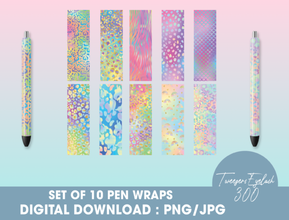 Download Iridescent Leopard Pen Wraps PNG - Png Collection