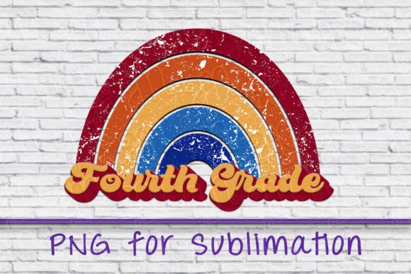 Download Fourth Grade Png, Distressed Rainbow Png - Png Collection